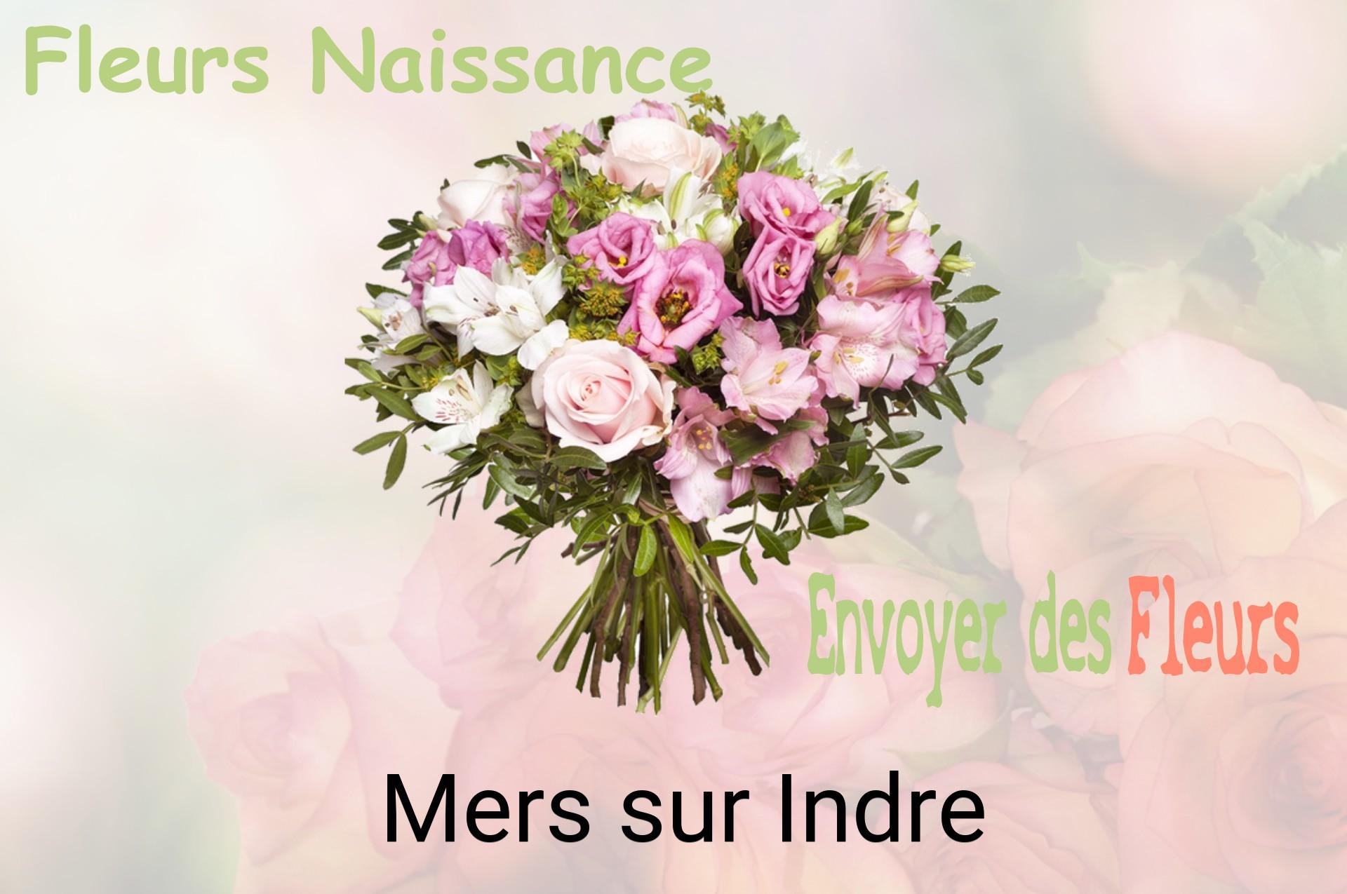 Bouquet de fleurs de naissance livré à Mers-sur-Indre